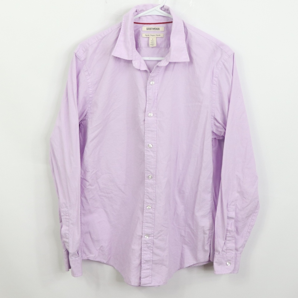 Goodthreads Mens Medium Regular Fit Dress Shirt